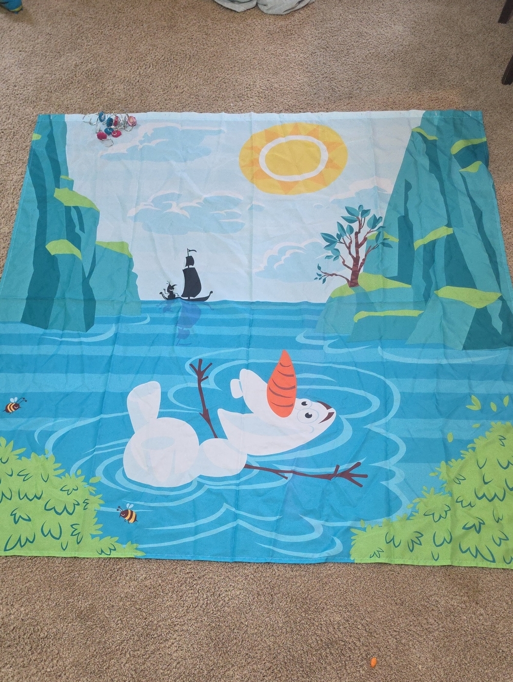 FROZEN shower Curtain With Rings